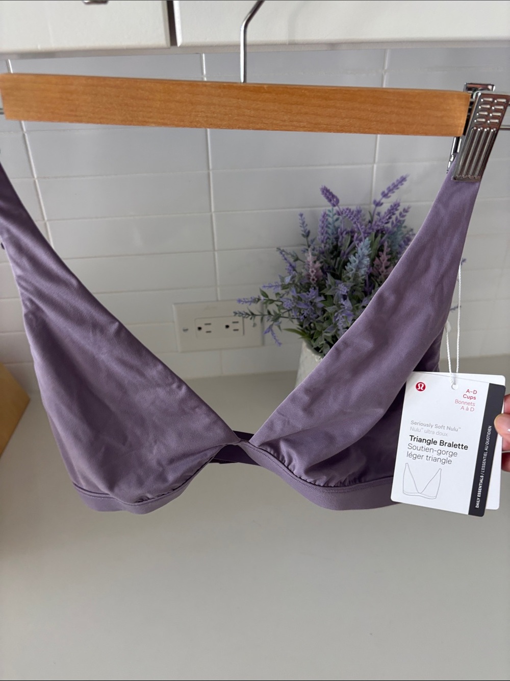 lululemon athletica Triangle Bralette in Dusty Lavender